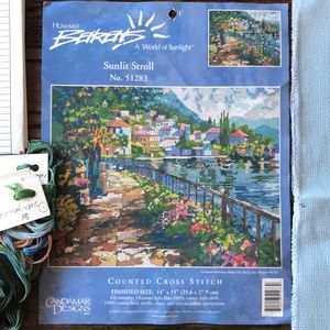 Candamar Designs cross stitch kit Sunlit Stroll